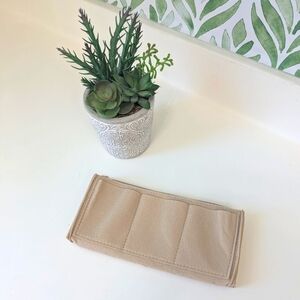 Tan NWOT Purse Insert Organizer